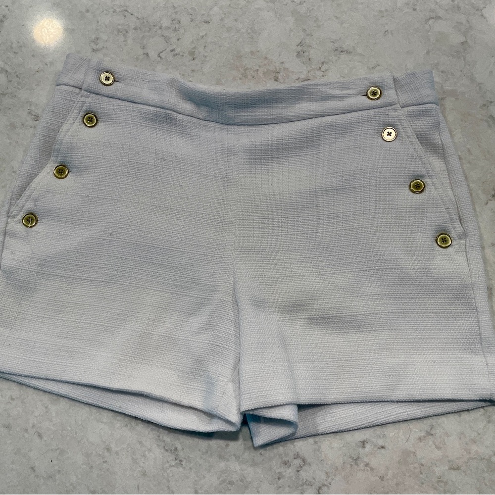 Banana Republic White Sailor Shorts